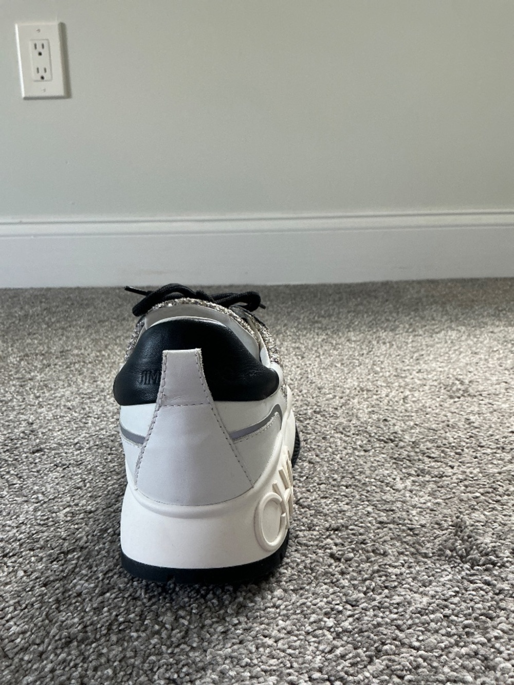 Jimmy choo glitter sneakers size 37 1/2 - Picture 7 of 9